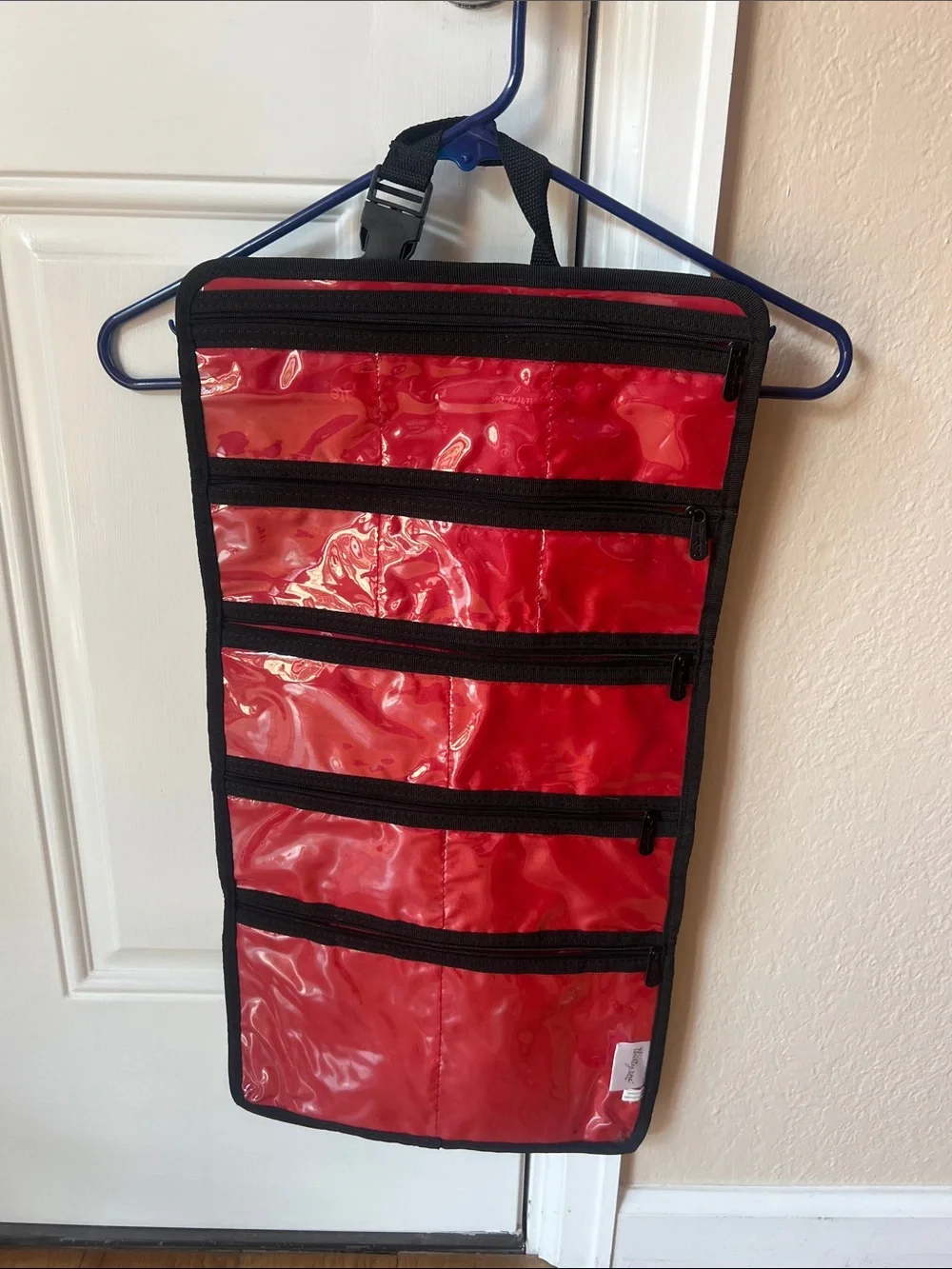thirty-one Black & White Circle Pattern Cosmetic Organizer